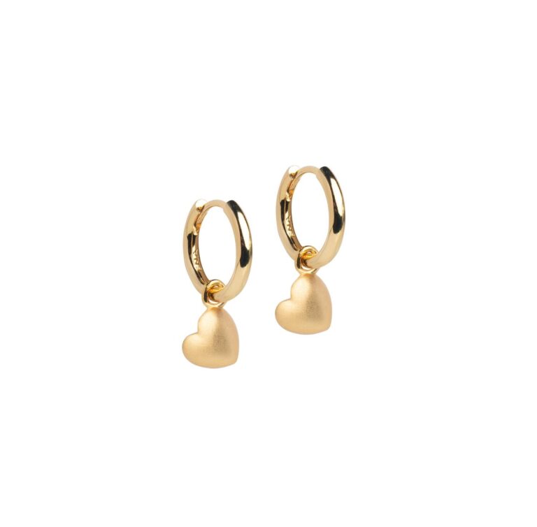 Grand Amore hoops - Forgyldt/bordeaux