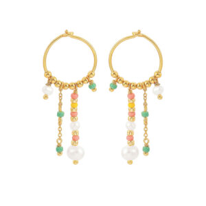 HULTQUIST Aurora forgyldte øreringe