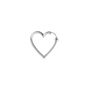 Heart Of Love Ørering 1pc | Sølv Fra Jane Kønig