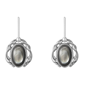 Heritage 2020 Sterling Sølv Øreringe fra Georg Jensen med Perle