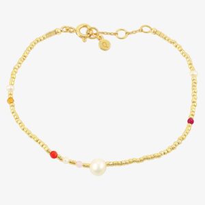 Hultquist Alaine forgyldt armbånd med perler