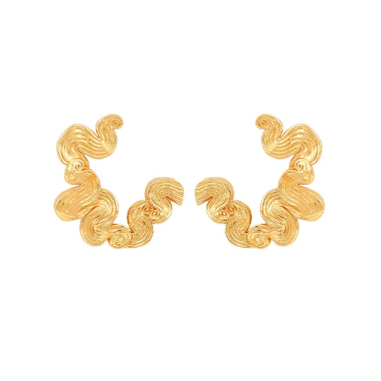 Hultquist Audrey grande øreringe i forgyldt