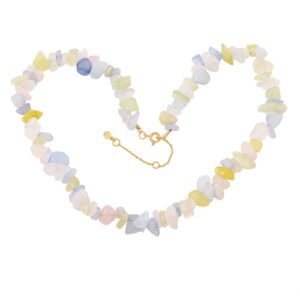 Hultquist Dusty rainbow halskæde i forgyldt