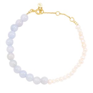 Hultquist Fabianna armbånd i forgyldt med perle