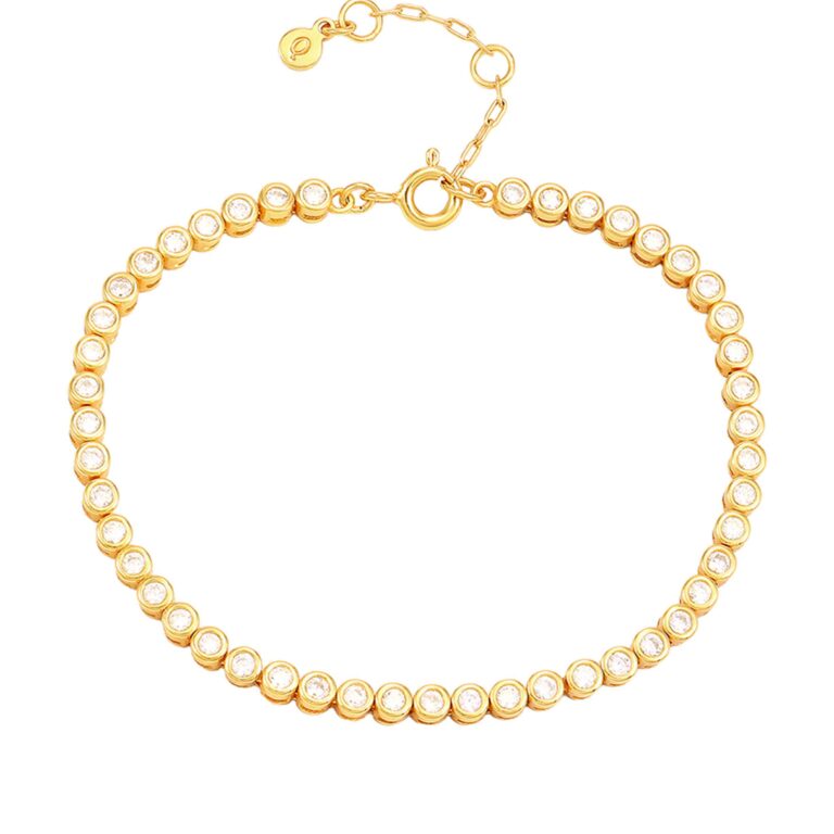 Hultquist Magnolia armbånd i forgyldt med krystaller