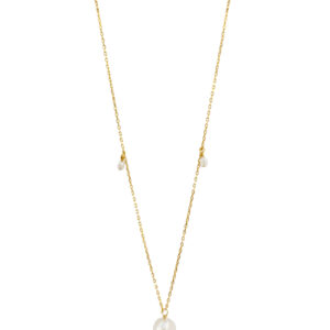 Hultquist Orabelle halskæde i forgyldt med perler