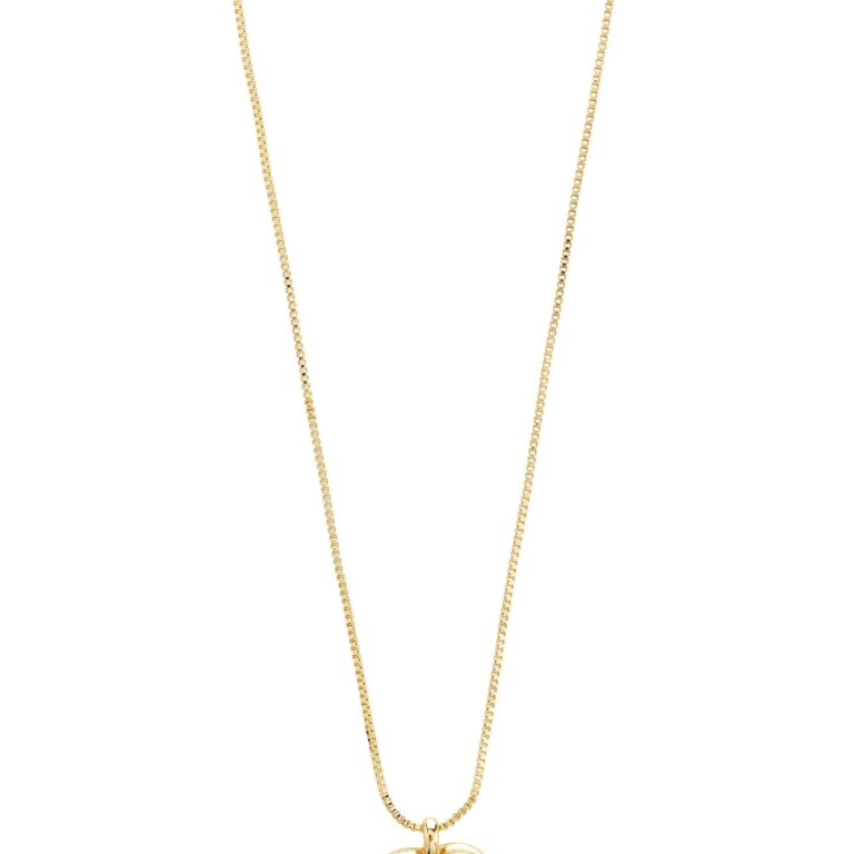 Iris halskæde - forgyldt