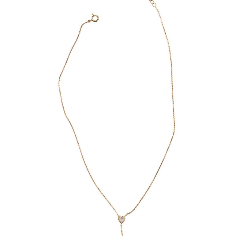 J'adore Y-shape halskæde - forgyldt