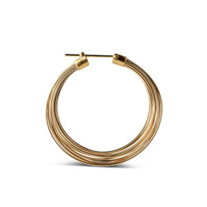 Jane Kønig Big Wire Earring Guld 1 stk.