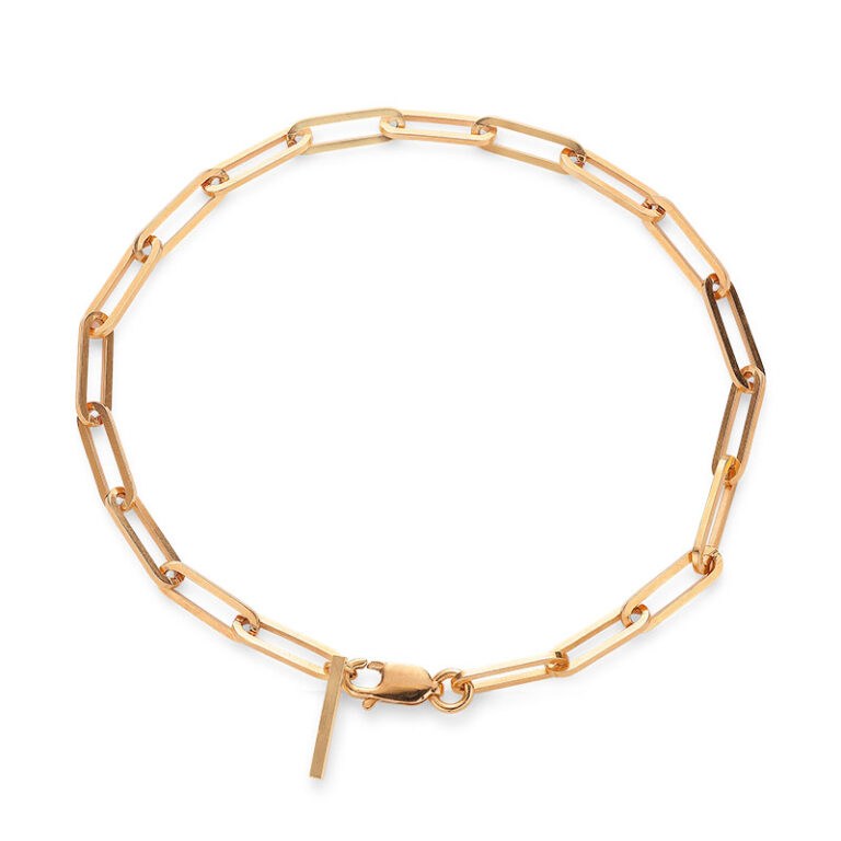 Jane Kønig Reflection strech armbånd, forgyldt