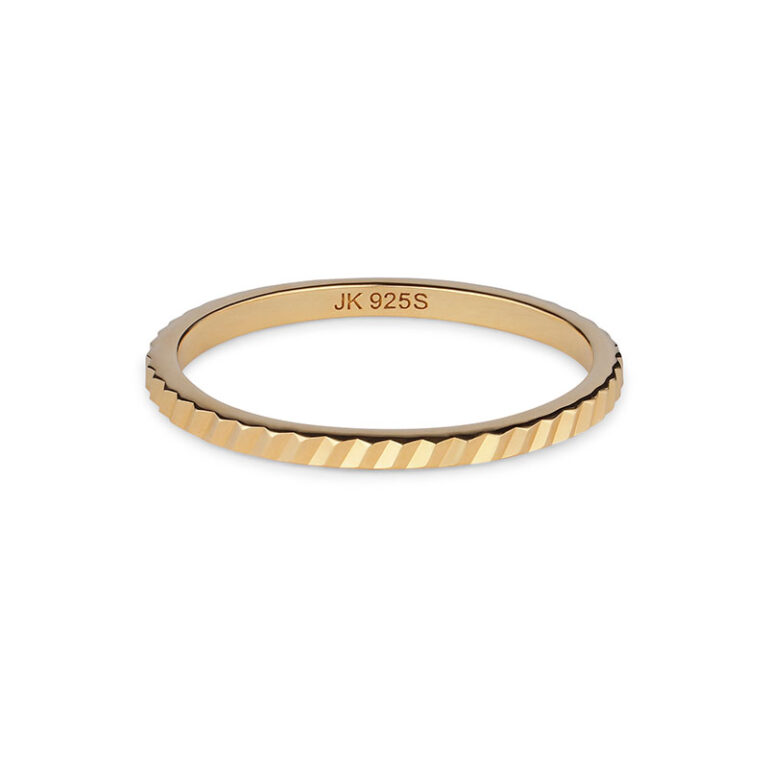 Jane Kønig Small Reflection ring, forgyldt