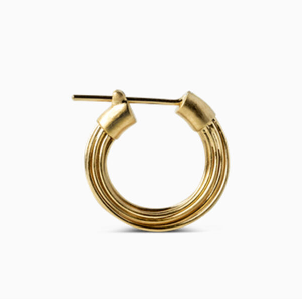 Jane Kønig Small Wire Earring Guld 1 stk.