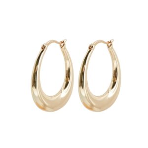 Jenni hoops, medium - forgyldt