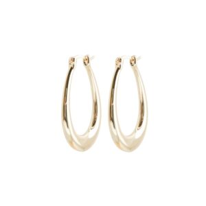 Jenni hoops, small - forgyldt