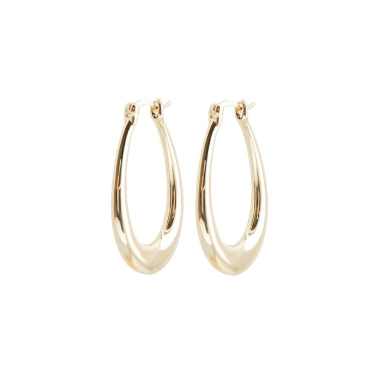 Jenni hoops, small - forgyldt