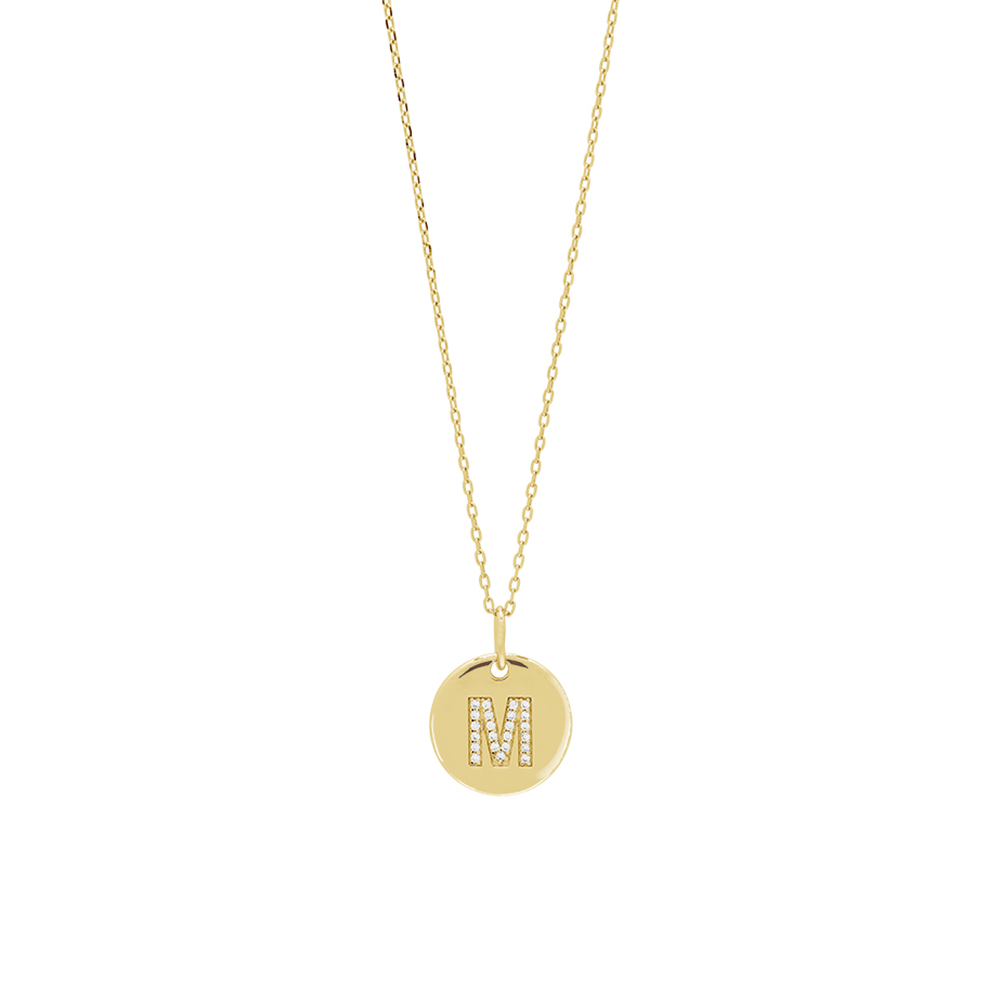 Joanli EllaNor forgyldt M halskæde, 45 cm