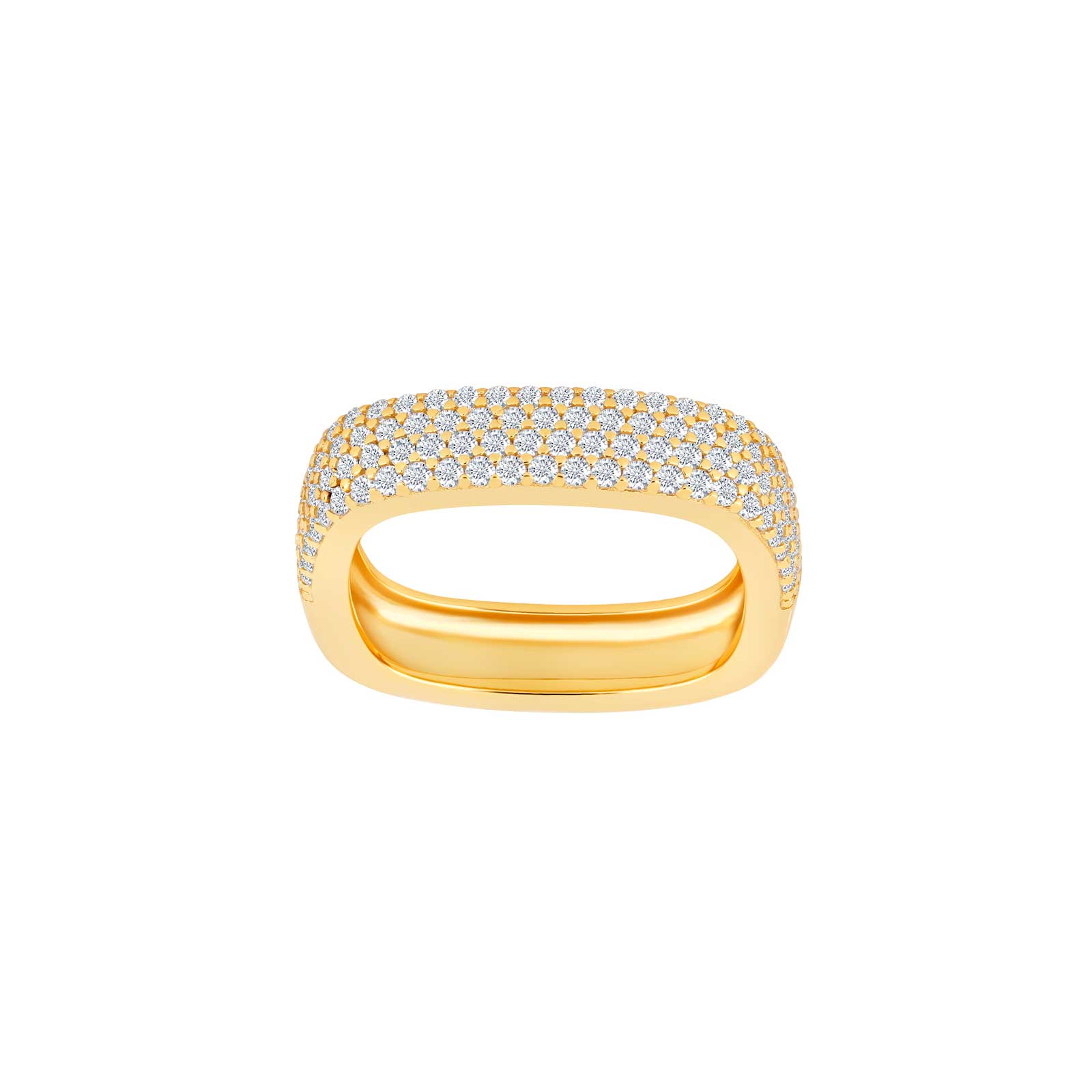 Joanli KOSANOR forgyldt ring med cubic zirkonia