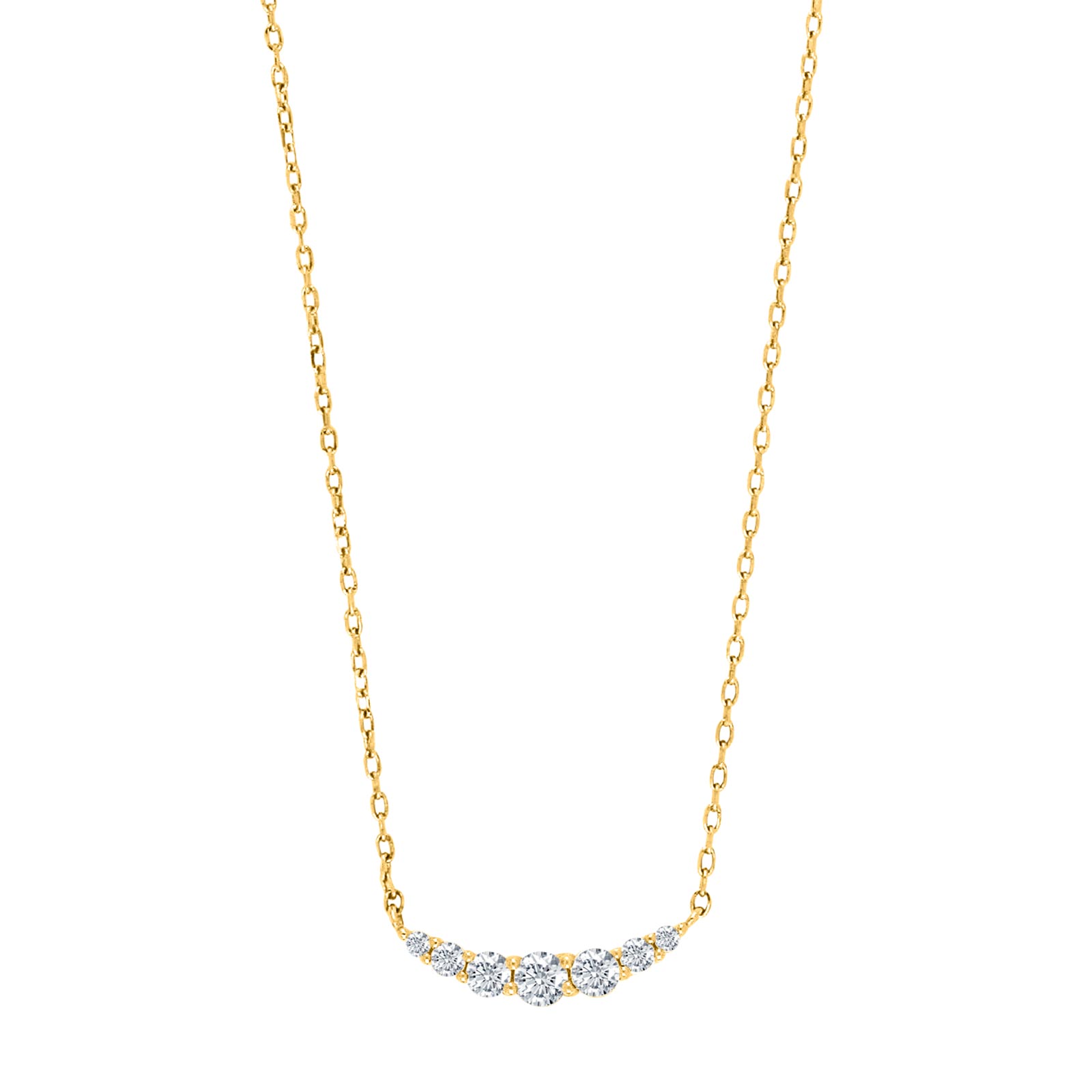 Joanli Nor LindaNor halskæde i forgyldt sølv med cubic zirkonia