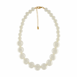 Joy Short Mega perlehalskæde - forgyldt