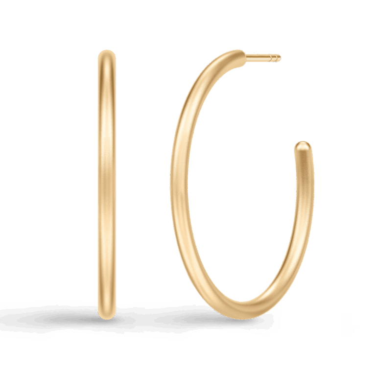 Julie Sandlau Classic hoops forgyldte øreringe