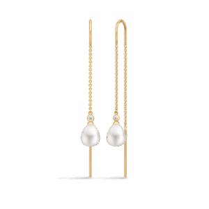 Julie Sandlau Tasha Chain øreringe med perle