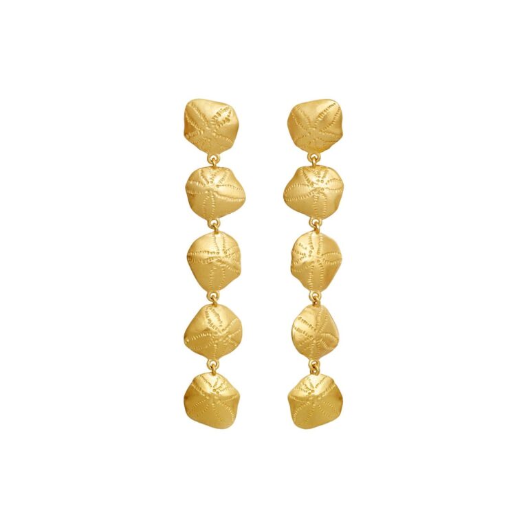 Maanesten Kishi Hængeøreringe Forgyldt