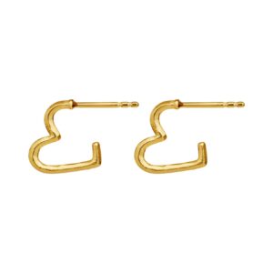 Laia Petite øreringe - forgyldt