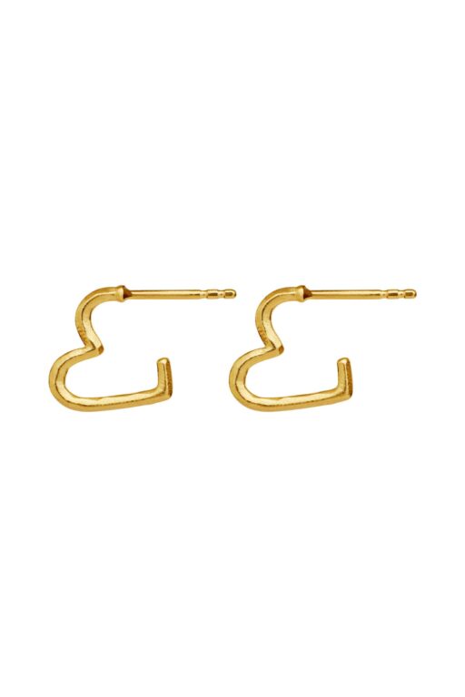 Laia Petite øreringe - forgyldt