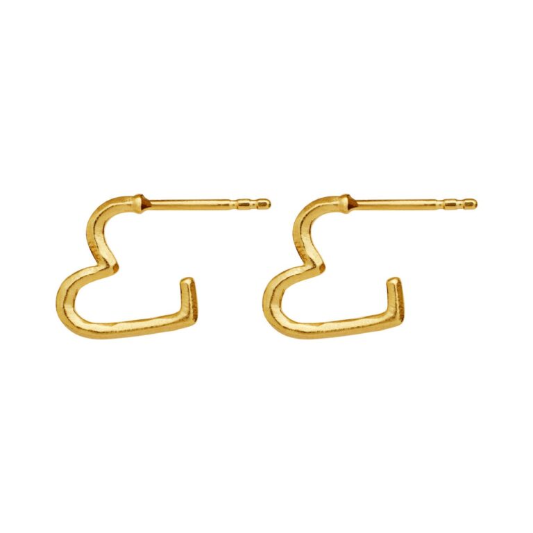 Laia Petite øreringe - forgyldt