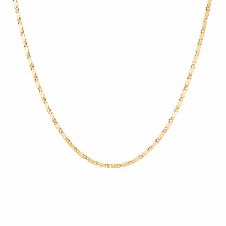 Large Essentia halskæde - forgyldt