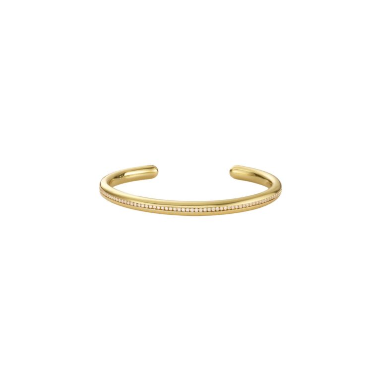 Ligne Crystals armring - guldfarvet