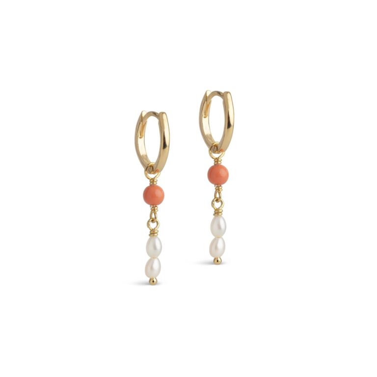 Liva hoops - Light Coral