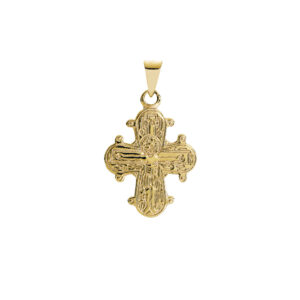 Lund Copenhagen Dagmarkors i 8 kt guld, 16x13 mm