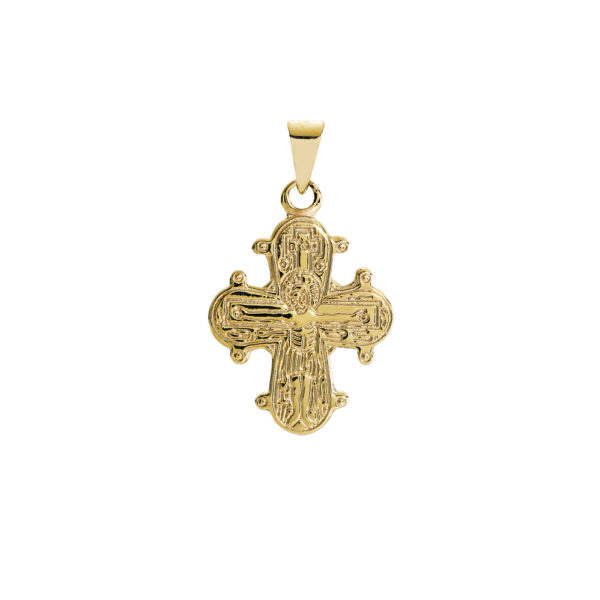 Lund Copenhagen Dagmarkors i 8 kt guld, 16x13 mm