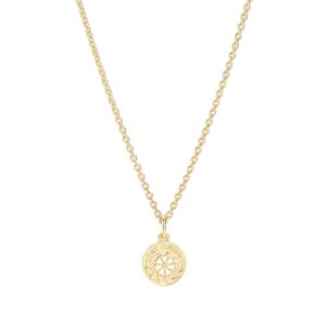 Lund Copenhagen Marguerit "Best Friends" halskæde i forgyldt