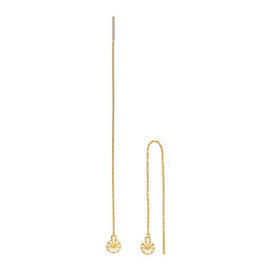 Lund Copenhagen Marguerit forgyldte ørekæder