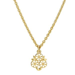 Lund Copenhagen forgyldt Marguerit halskæde