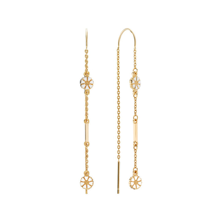 Lund Copenhagen forgyldt Marguerit/Pind ørehænger