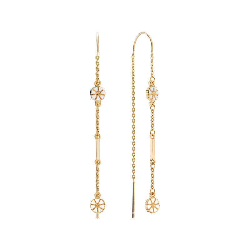 Lund Copenhagen forgyldt Marguerit/Pind ørehænger