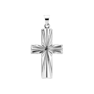 Lund Copenhagen sølv kors vedhæng 26x15 mm