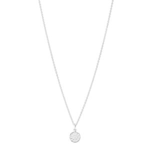 Lund Copenhagen sølv marguerit halskæde Ø 9 mm
