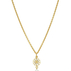 Lund Marguerit halskæde med perle