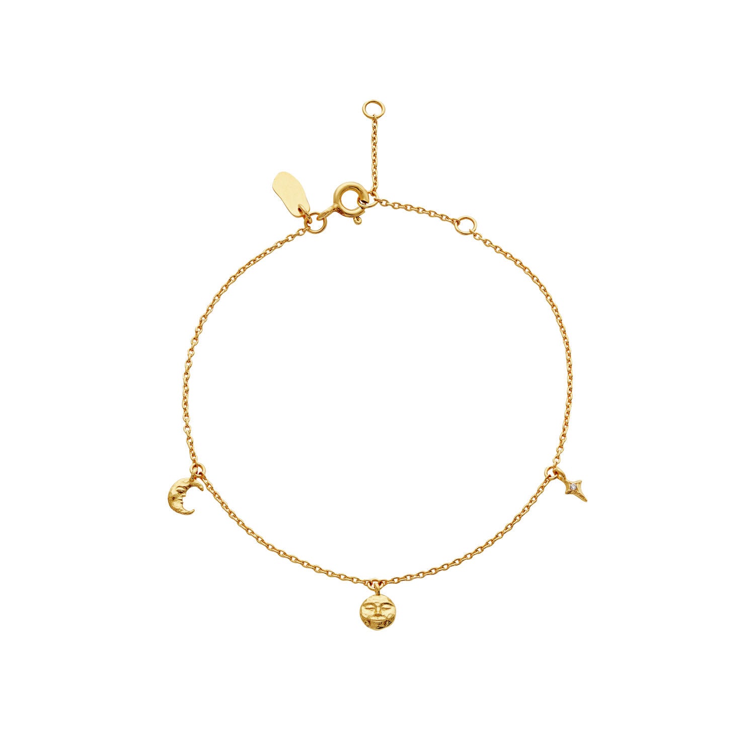 Lysander armbånd - forgyldt