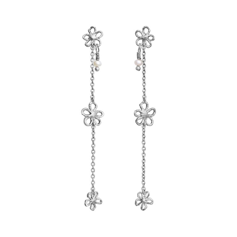 Maanesten Felixa Hængeøreringe Sølv