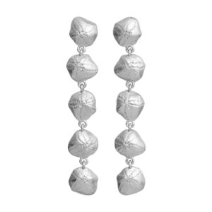 Maanesten Kesha Hængeøreringe - Sølv