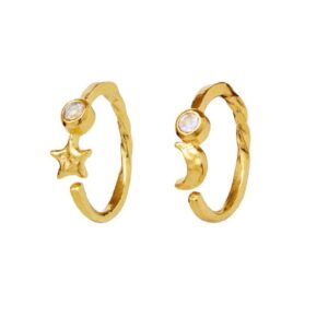 Maanesten Øreringe - Bea - Gold Colour