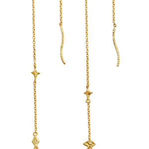 Maanesten Øreringe - Duet - Gold Colour