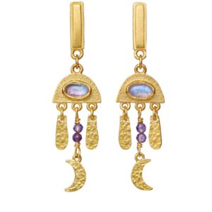 Maanesten Øreringe - Gemma - Gold Colour