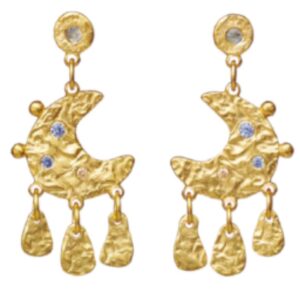 Maanesten Øreringe - Julietta - Gold Colour