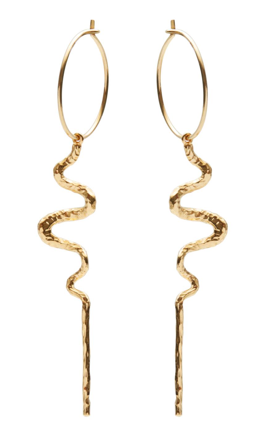 Maanesten Øreringe - Mia - Gold Colour